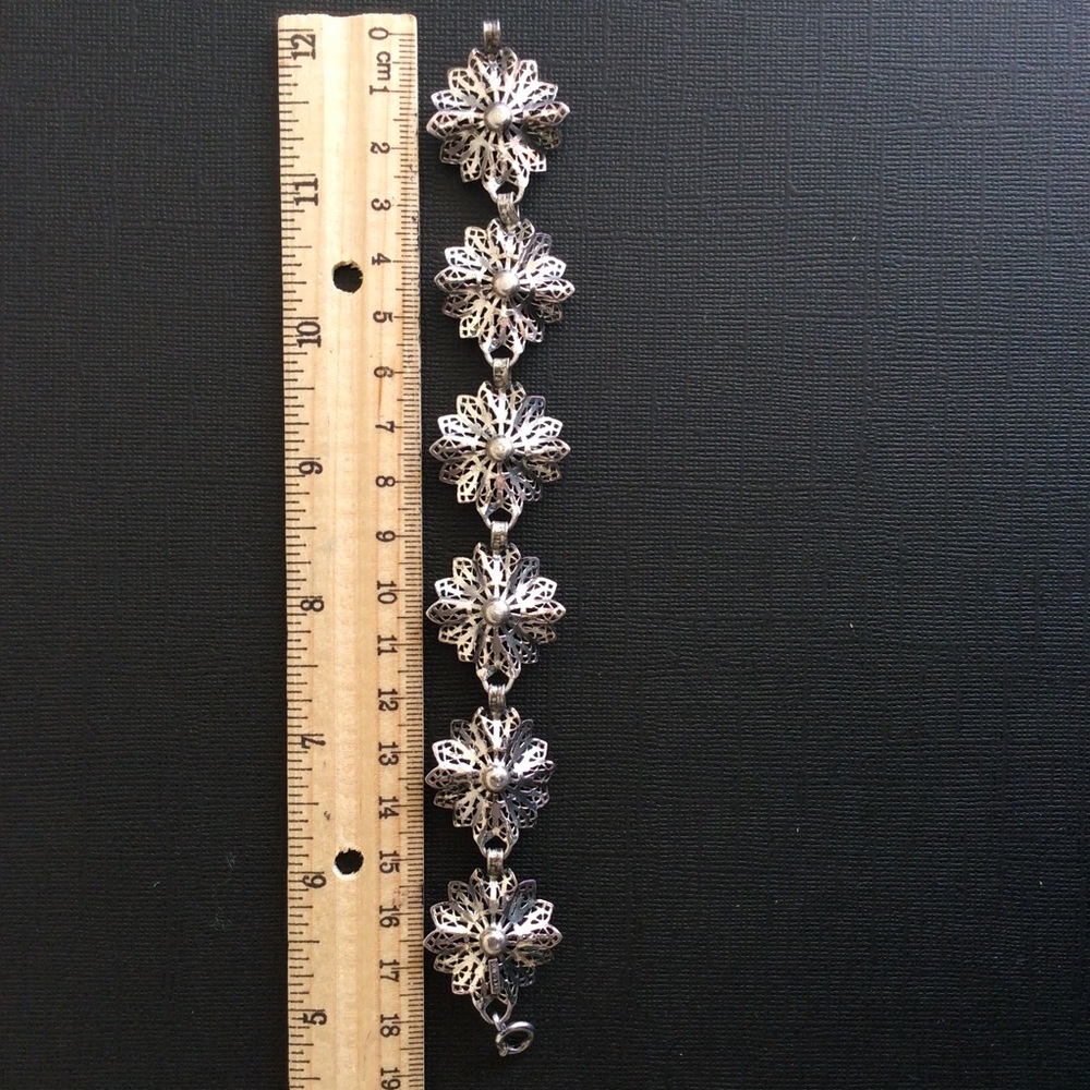 Vintage String Silver Bracelet. - image 3